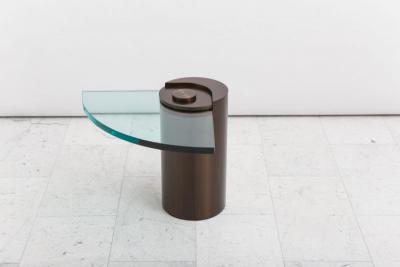 Karl Springer LTD Karl Springer LTD Royal Bronze Sculpture Leg Table USA