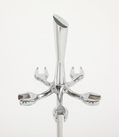 Karl Springer LTD Modernist Chromed Steel Fire Tools