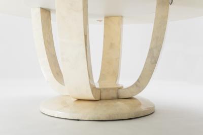 Karl Springer LTD Monumental Goatskin Dining Table