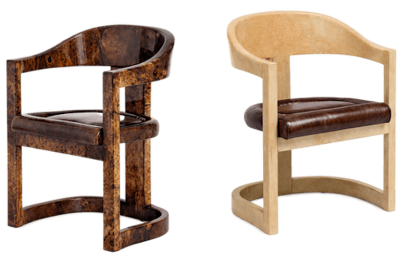 Karl Springer LTD ONASSIS ARMCHAIR