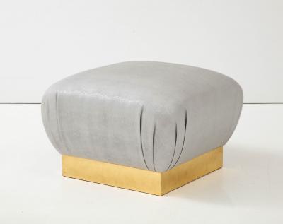 Karl Springer LTD Pair of Karl Springer Ottomans