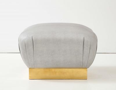 Karl Springer LTD Pair of Karl Springer Ottomans