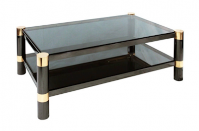 Karl Springer LTD ROUND LEG COFFEE TABLE