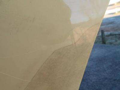 Karl Springer Large Scale Goatskin Karl Springer Style Mirror