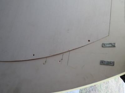 Karl Springer Large Scale Goatskin Karl Springer Style Mirror