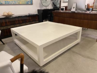 Karl Springer Ltd Mid Century American Modern Coffee Table Made to Order 