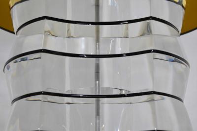 Karl Springer Lucite and Acrylic Table Lamp by Clear Lite