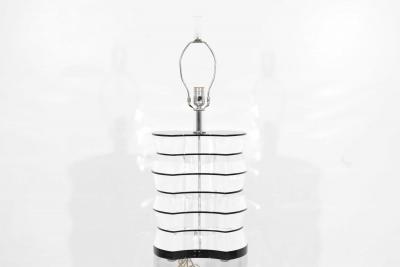 Karl Springer Lucite and Acrylic Table Lamp by Clear Lite