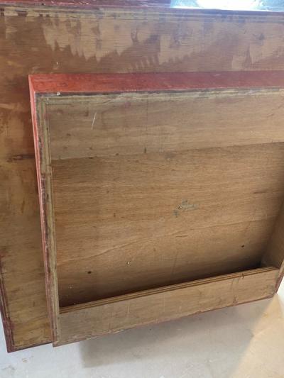 Karl Springer MODERN BURNT ORANGE TESSELLATED STONE COFFEE TABLE
