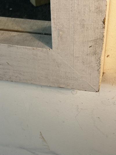 Karl Springer MODERN GRASSCLOTH AND BRASS MIRROR