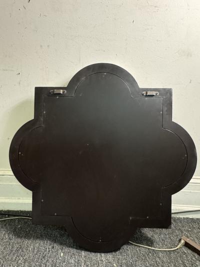 Karl Springer MODERNIST FAUX SHAGREEN MIRROR IN THE MANNER OF KARL SPRINGER