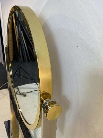 Karl Springer MONUMENTAL RARE PAIR OF CUSTOM KARL SPRINGER MIRRORS