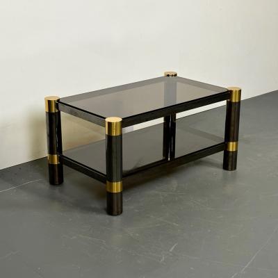 Karl Springer Mid Century Modern Signed Karl Springer Rectangular Coffee Cocktail Table