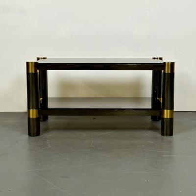 Karl Springer Mid Century Modern Signed Karl Springer Rectangular Coffee Cocktail Table