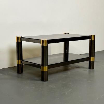 Karl Springer Mid Century Modern Signed Karl Springer Rectangular Coffee Cocktail Table