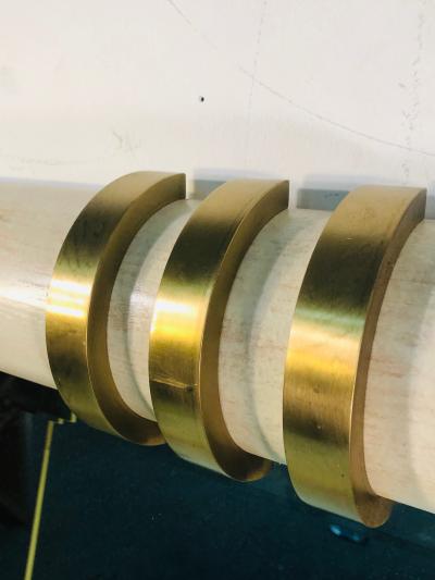 Karl Springer Monumental Large Mirror in the Manner of Karl Springer