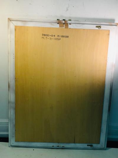 Karl Springer Monumental Large Mirror in the Manner of Karl Springer