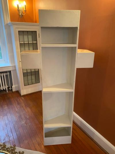 Karl Springer POST MODERN SCULPTURAL WALL MIRROR IN THE MANNER OF KARL SPRINGER