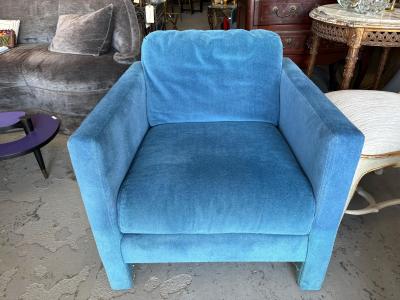 Karl Springer Pair Of Mid Century Parsons Chairs