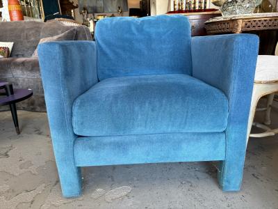 Karl Springer Pair Of Mid Century Parsons Chairs