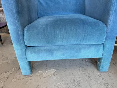 Karl Springer Pair Of Mid Century Parsons Chairs