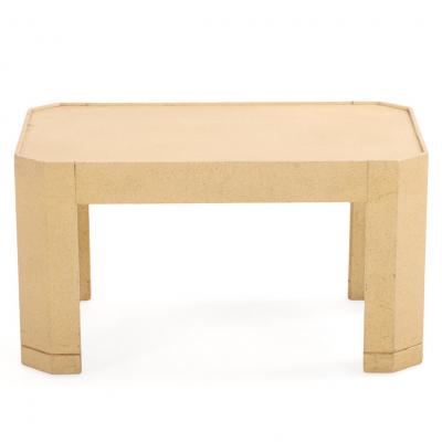 Karl Springer Pair of 1970s End Tables in the Style of Karl Springer