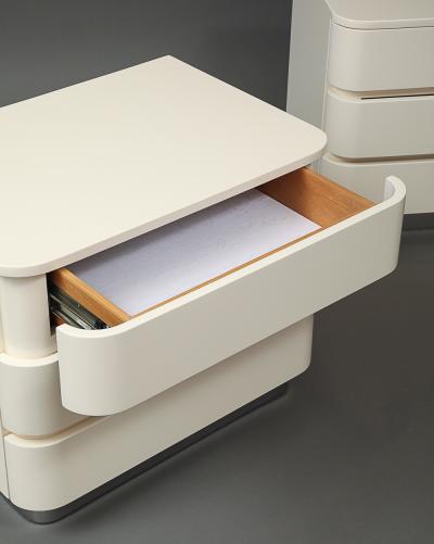 Karl Springer Pair of Side Tables