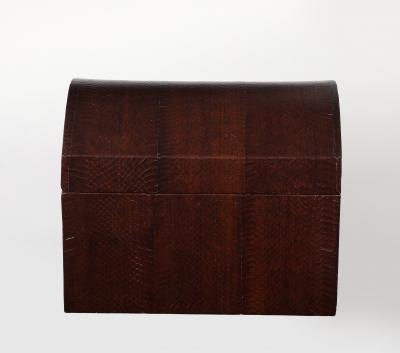 Karl Springer Python Wrapped Keepsake Trunk