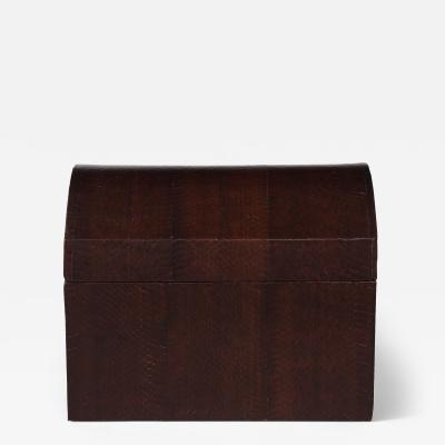 Karl Springer Python Wrapped Keepsake Trunk