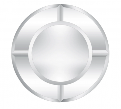 Karl Springer SATURN WALL MIRROR circa 1980