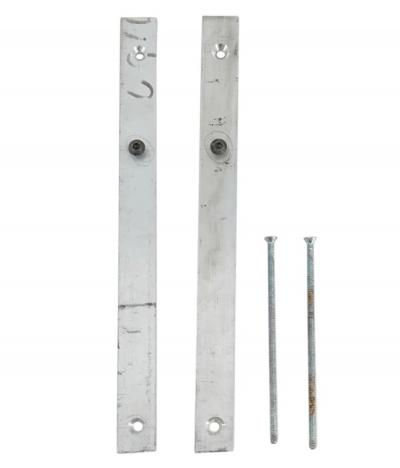 Karl Springer Set of 3 Wall Shelfs in Polished Aluminum Brass attb to Karl Springer