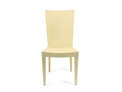 Karl Springer Set of 4 American Post War Geometric Side Chairs
