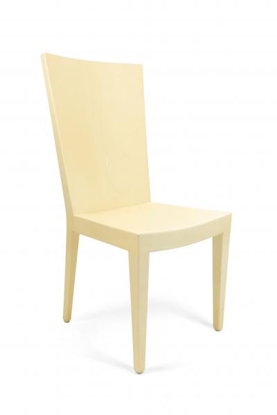 Karl Springer Set of 4 American Post War Geometric Side Chairs