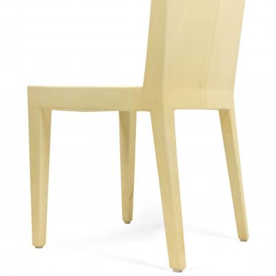 Karl Springer Set of 4 American Post War Geometric Side Chairs