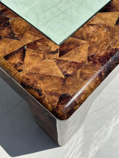 Karl Springer Signed Karl Springer Penshell Coffee Table