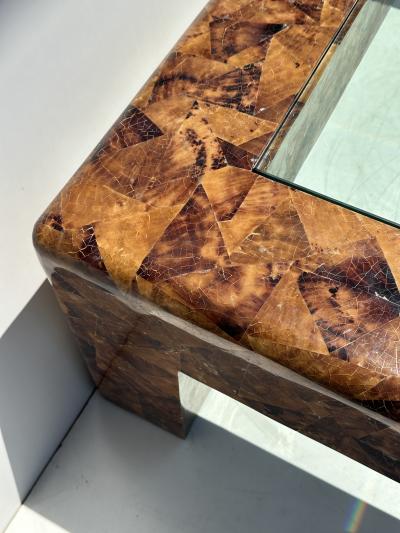 Karl Springer Signed Karl Springer Penshell Coffee Table