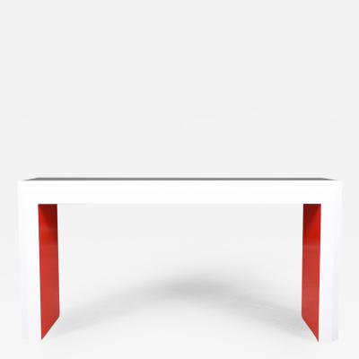 Karl Springer Style Console Table