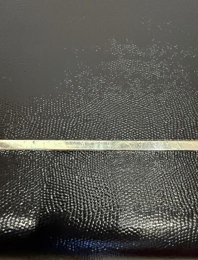 Karl Springer Vintage Karl Springer Reptile Embossed Leather Game Table