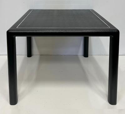 Karl Springer Vintage Karl Springer Reptile Embossed Leather Game Table