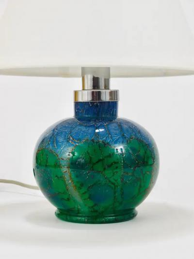 Karl Wiedmann Art Deco Karl Wiedmann WMF Ikora Table Or Side Lamp Germany 1930s