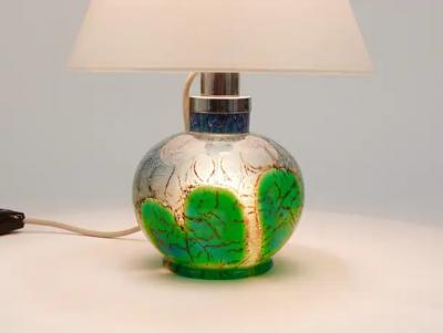 Karl Wiedmann Art Deco Karl Wiedmann WMF Ikora Table Or Side Lamp Germany 1930s