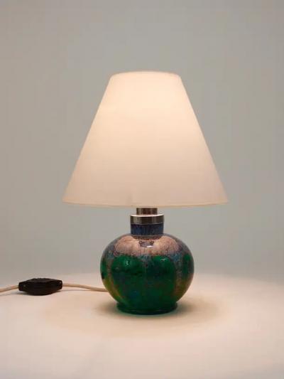 Karl Wiedmann Art Deco Karl Wiedmann WMF Ikora Table Or Side Lamp Germany 1930s