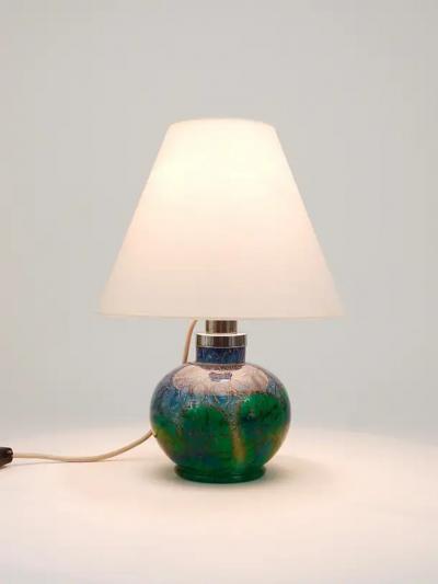 Karl Wiedmann Art Deco Karl Wiedmann WMF Ikora Table Or Side Lamp Germany 1930s