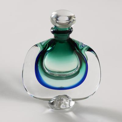 Karlin Rushbrooke Vintage green and blue perfume bottle by Karlin Rushbrooke