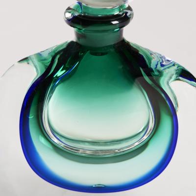 Karlin Rushbrooke Vintage green and blue perfume bottle by Karlin Rushbrooke