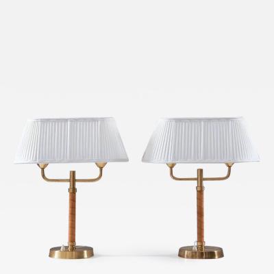 Karlskrona Lampfabrik Mid Century Modern Table Lamps by Karlskrona Lampfabrik