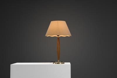 Karlskrona Lampfabrik Swedish Modern Model 2945 Table Lamp Sweden First half of the 20th Century