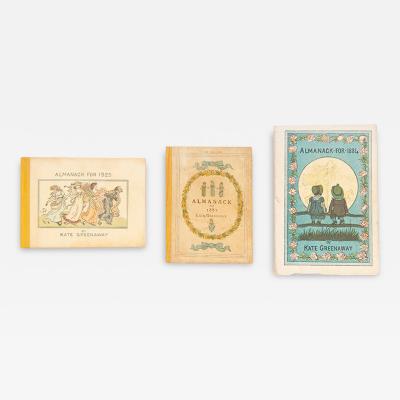 Kate Greenaway A collection of three Almanacks by Kate Greenway by Kate GREENAWAY