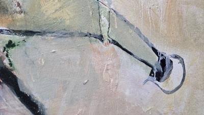 Kathi Robinson Frank Arise 2025 Large Abstract Painting On Canvas by Kathi Robinson Frank