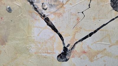 Kathi Robinson Frank Arise 2025 Large Abstract Painting On Canvas by Kathi Robinson Frank